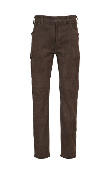 Stiefellederhose , Jagd Lederhose , Büffellederhose , Jagdhose , Stiefelhose " Hunter "